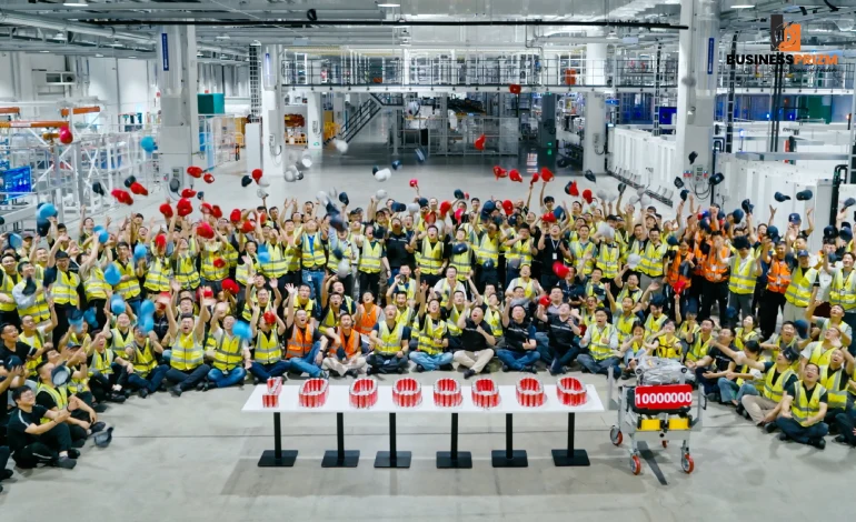 Tesla Celebrates Production of 10 Millionth Drive Unit