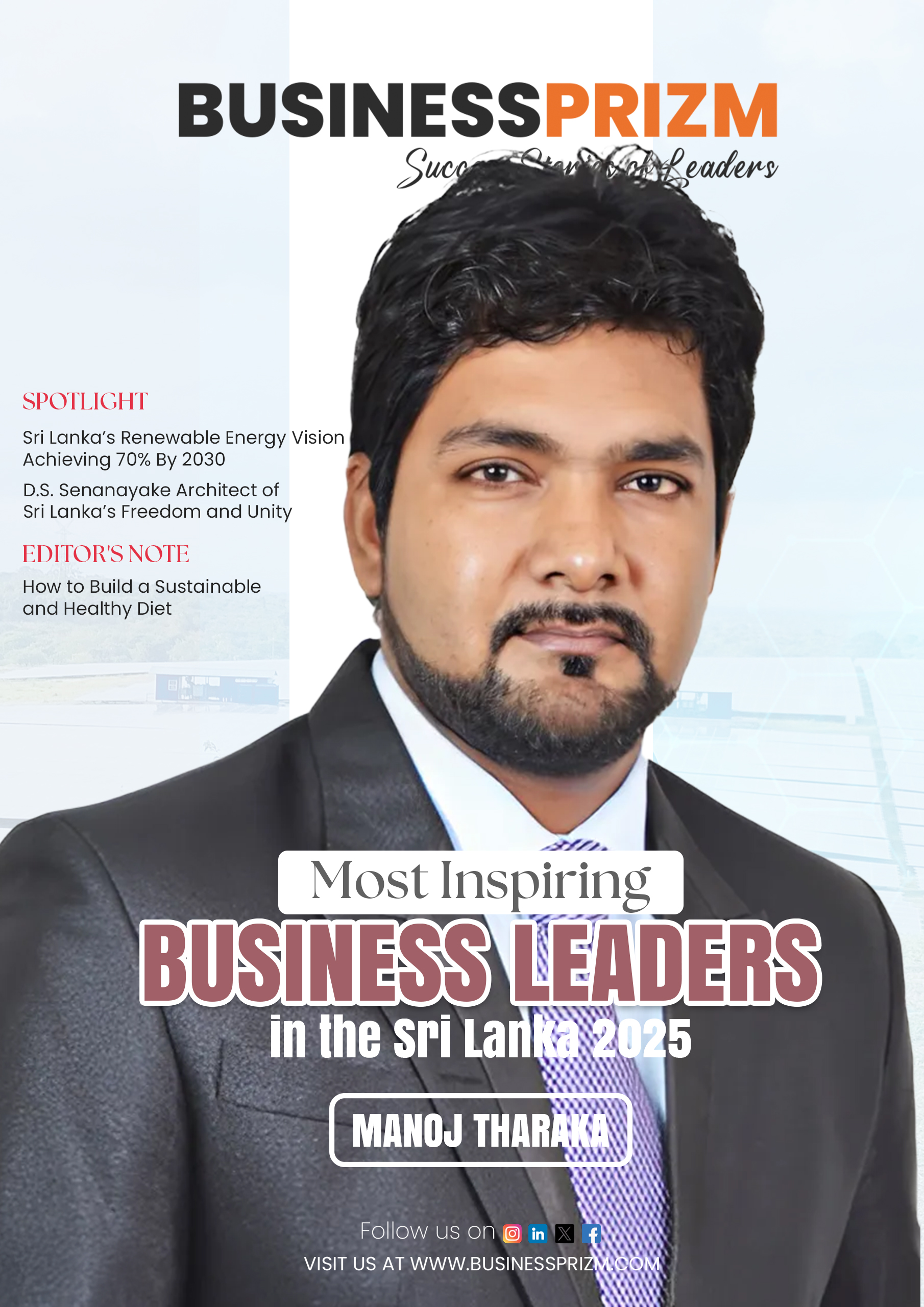 Most Inspiring Business Leaders in the Sri Lanka 2025